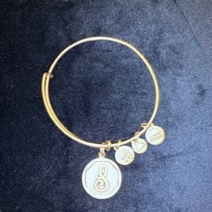 Alex and Ani Monogramed 'S' Bracelet